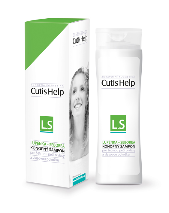 CutisHelp szampon konopny ŁUSZCZYCA – ŁOJOTOKOWE zapalenie skóry 200 ml